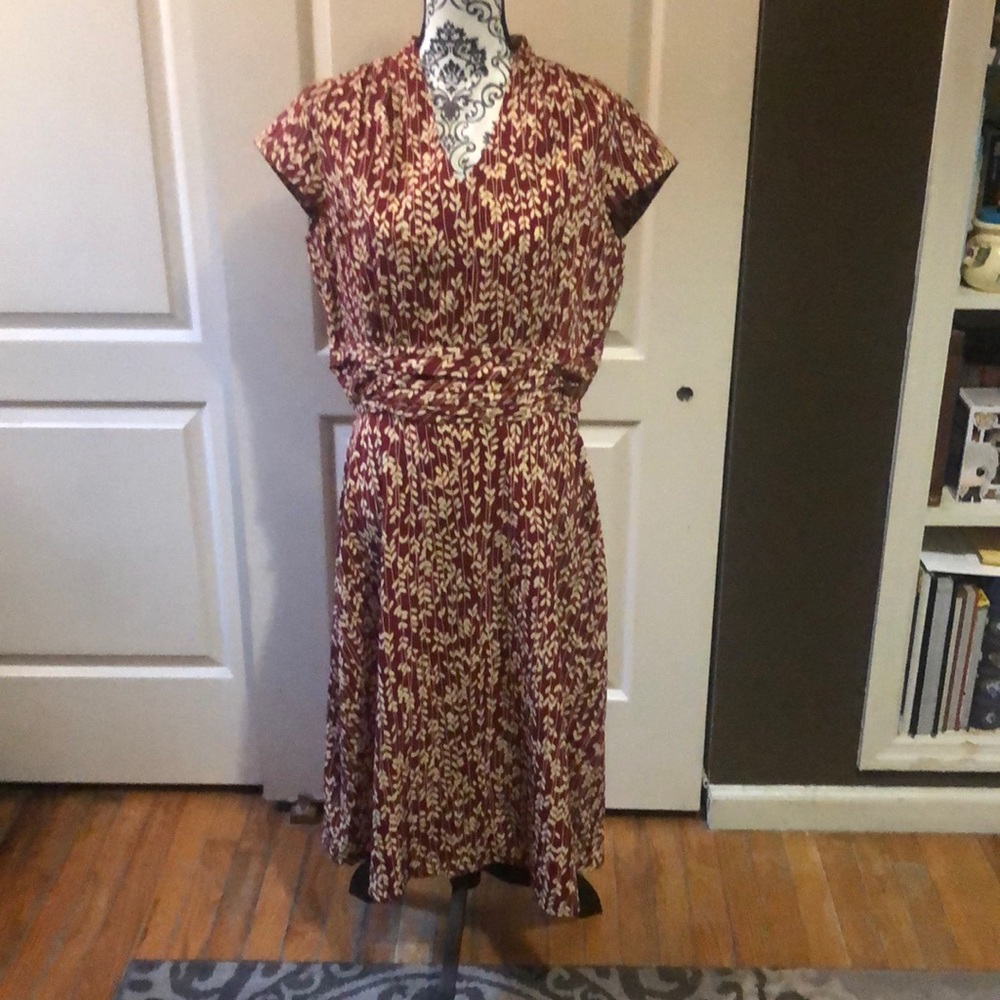 Vintage Style Midi Dress